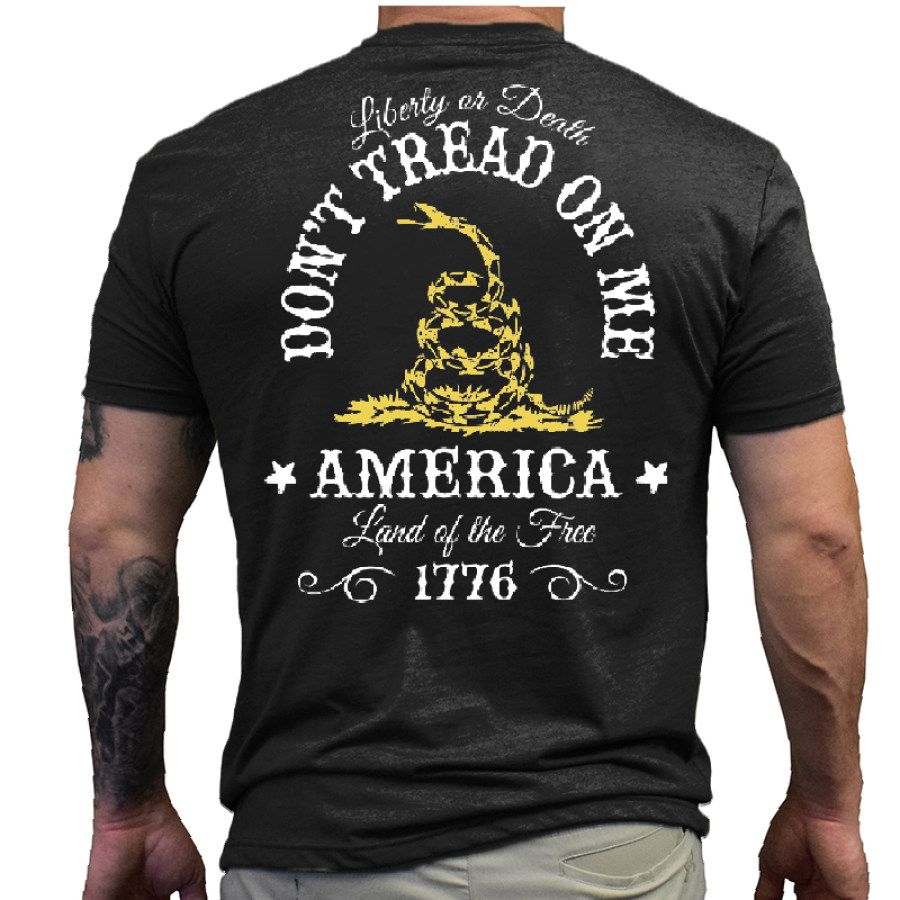 

Don't Tread On Me Men's Cotton T-Shirt