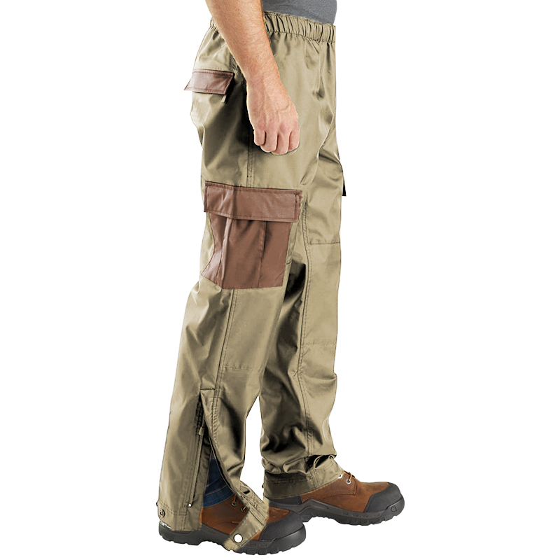 Men's Outdoor Retro Stitching Chic Trousers
