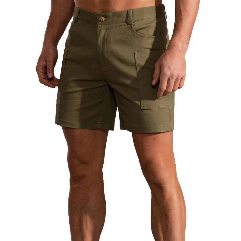 Men's Outdoor Cotton Multi-pocket Chic Tactical Cargo Shorts