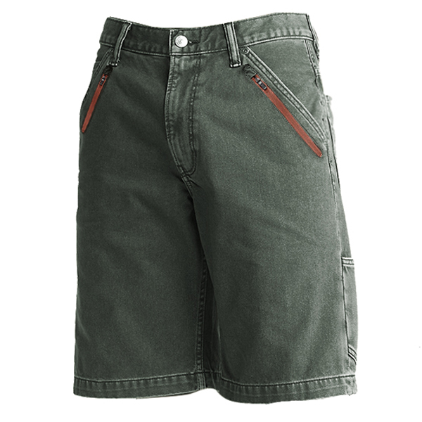 Men's Retro Contrast Chic Zipper Cargo Shorts