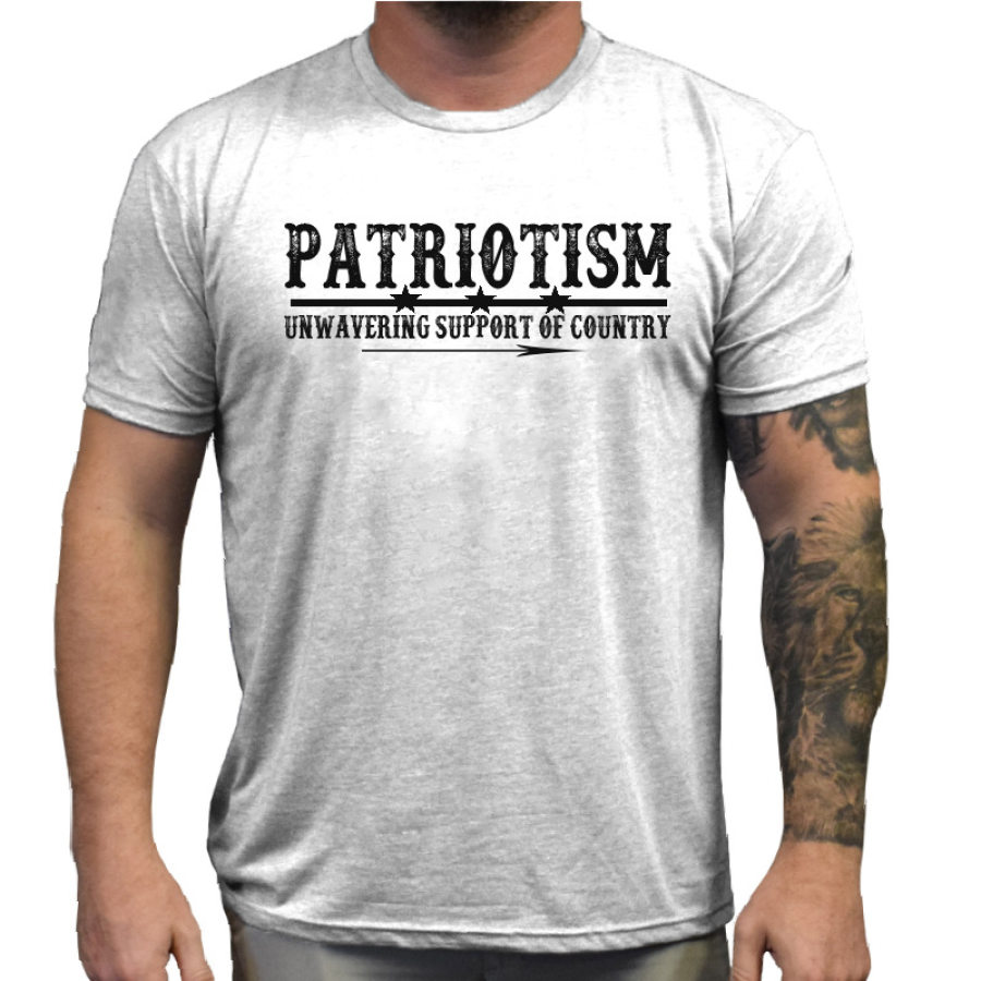 

Patriotic Men's Cotton T-Shirt