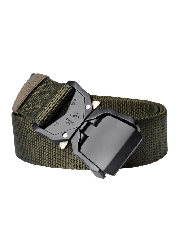 Men's Outdoor Tactical Quick Release Aluminum Buckle Nylon Belt