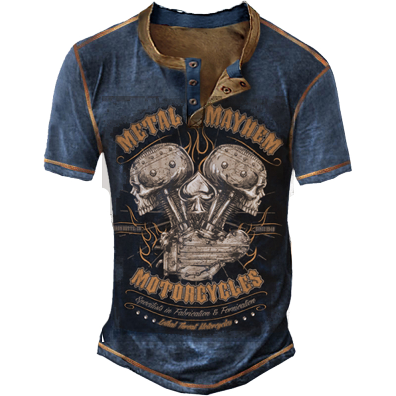 Men's Vintage Motorcycle Chic T-shirt