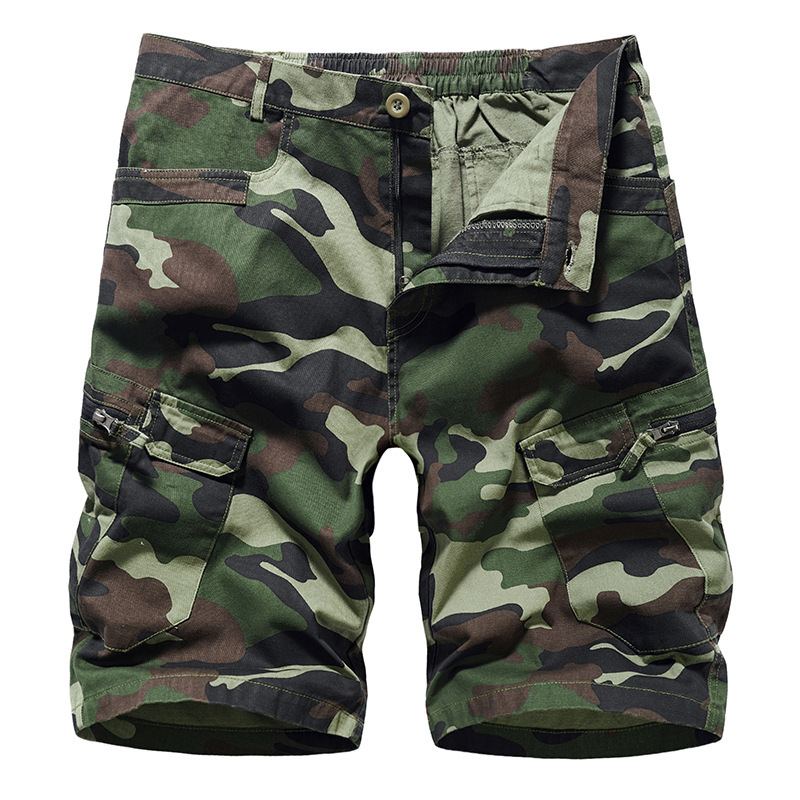 Men's Outdoor Camouflage Cargo Chic Shorts