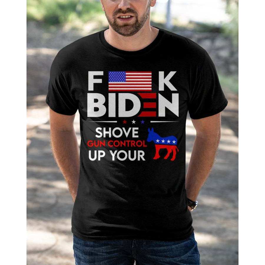 

Gun Control Up Your Standard Men Cotton T-Shirt