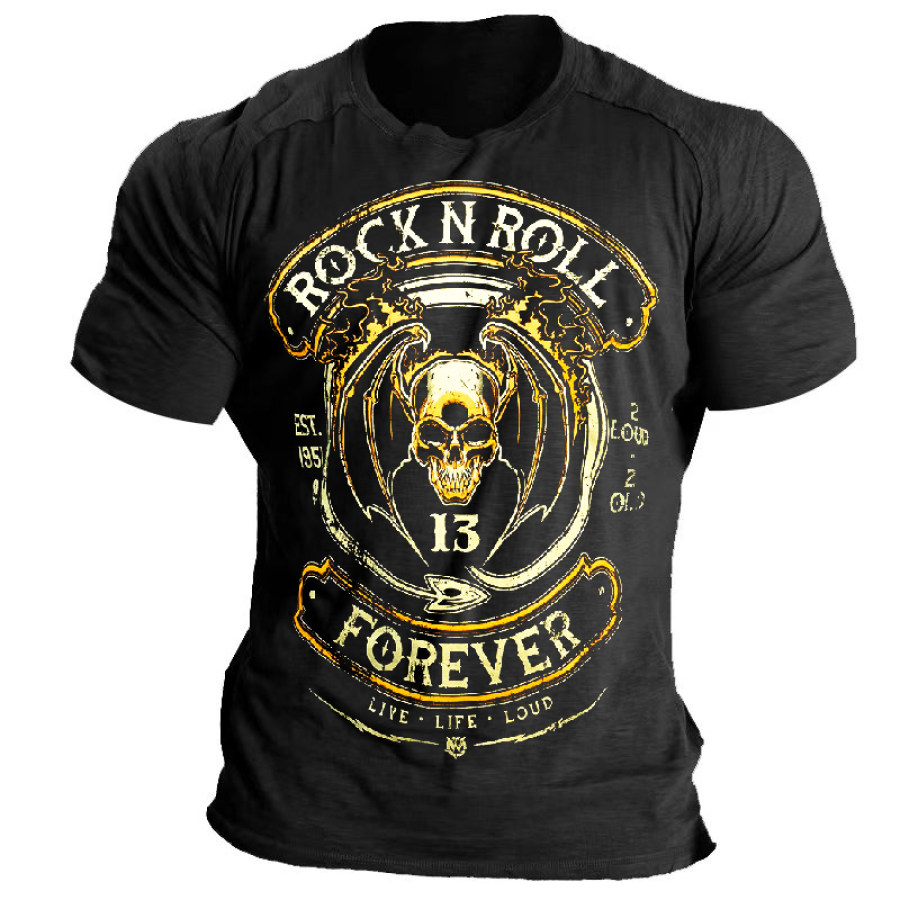 

ROCK N ROLL FOREVER Men's T-shirt