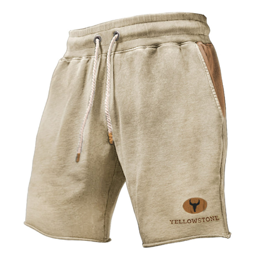 

Men's Vintage Western Yellowstone Lounge Shorts