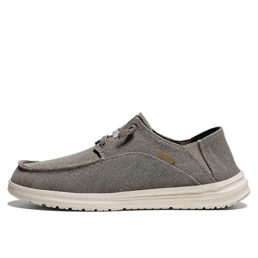 

Men's Soft And Lightweight Lace-up Color Block Casual Shoes