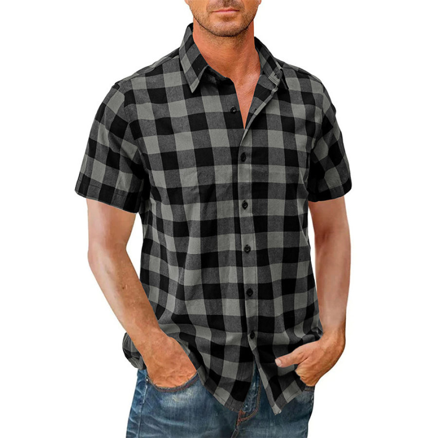 

Men's Outdoor Hawaiian Check Shirt