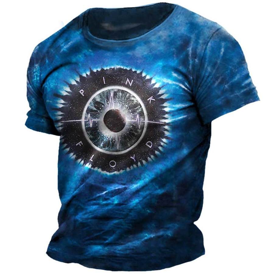 

Men's Vintage Tie Dye Print T-Shirt