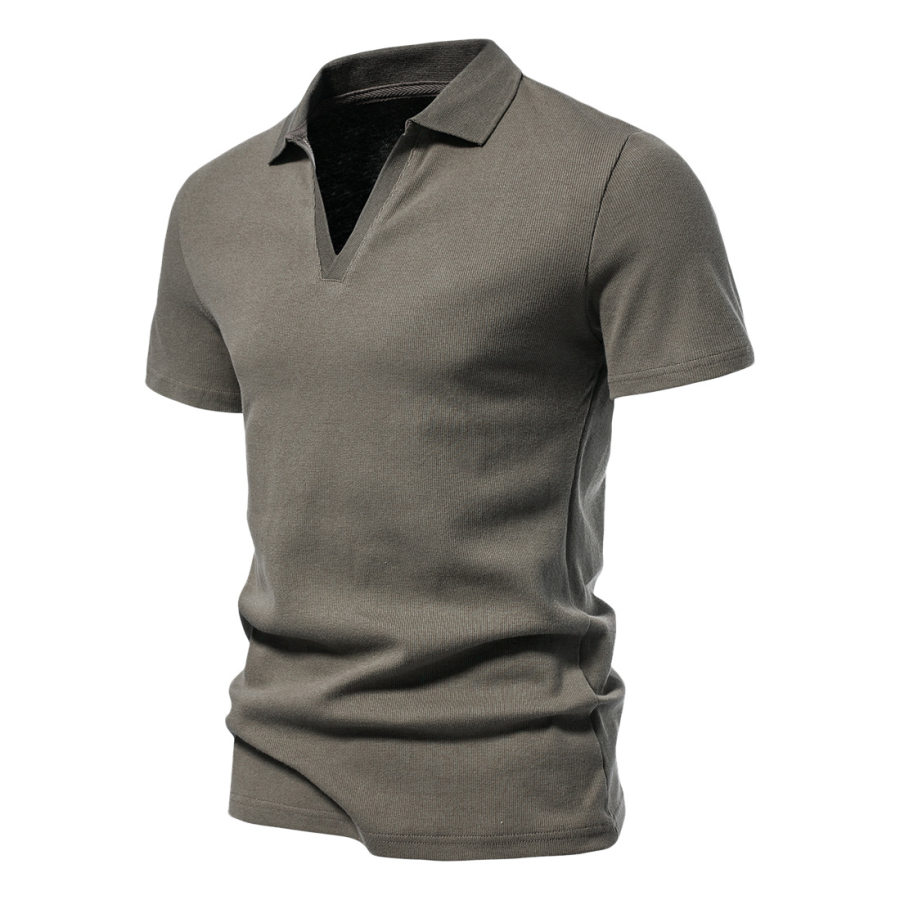 

Men's Outdoor V-neck Polo Shirt
