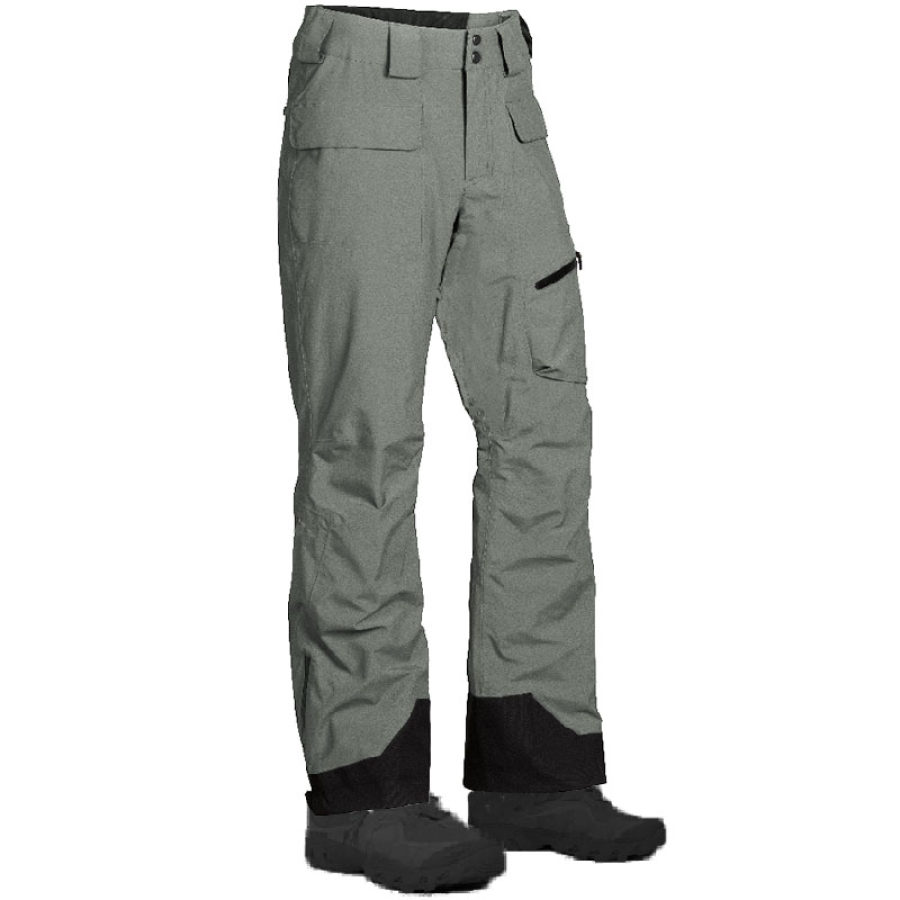 

Men's Outdoor Solid Color Stitching Practical Waterproof Overalls