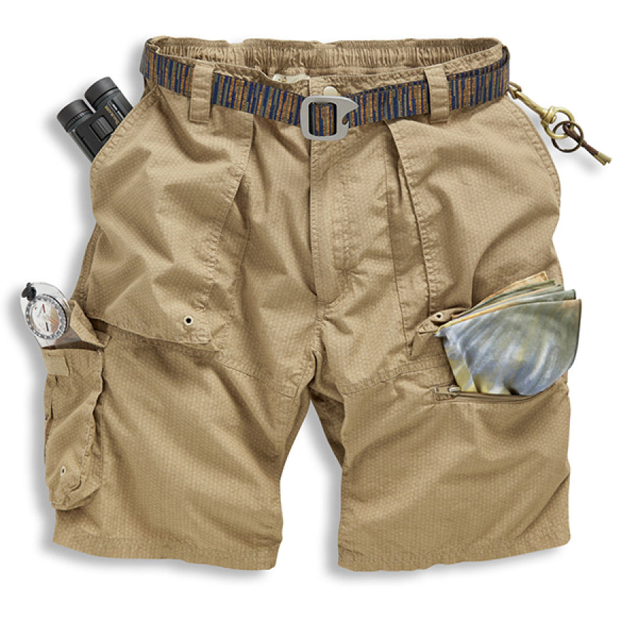 

Men's Outdoor Beach Multi Pocket Cargo Shorts