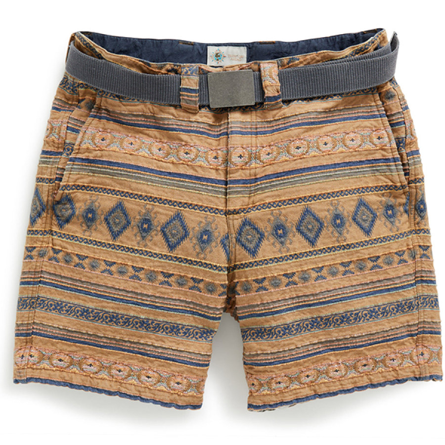 

Men's Ethnic Print Beach Short