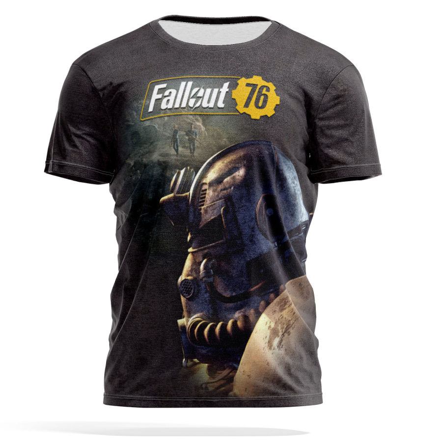 

Men's Robot War Graphic Print T-shirt