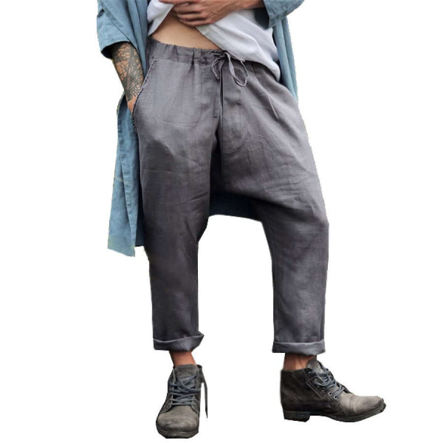

Men's Linen Pants Breathable Cotton And Linen Casual Pants