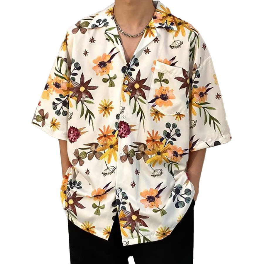 

Men's Hawaiian Print Casual Shirts