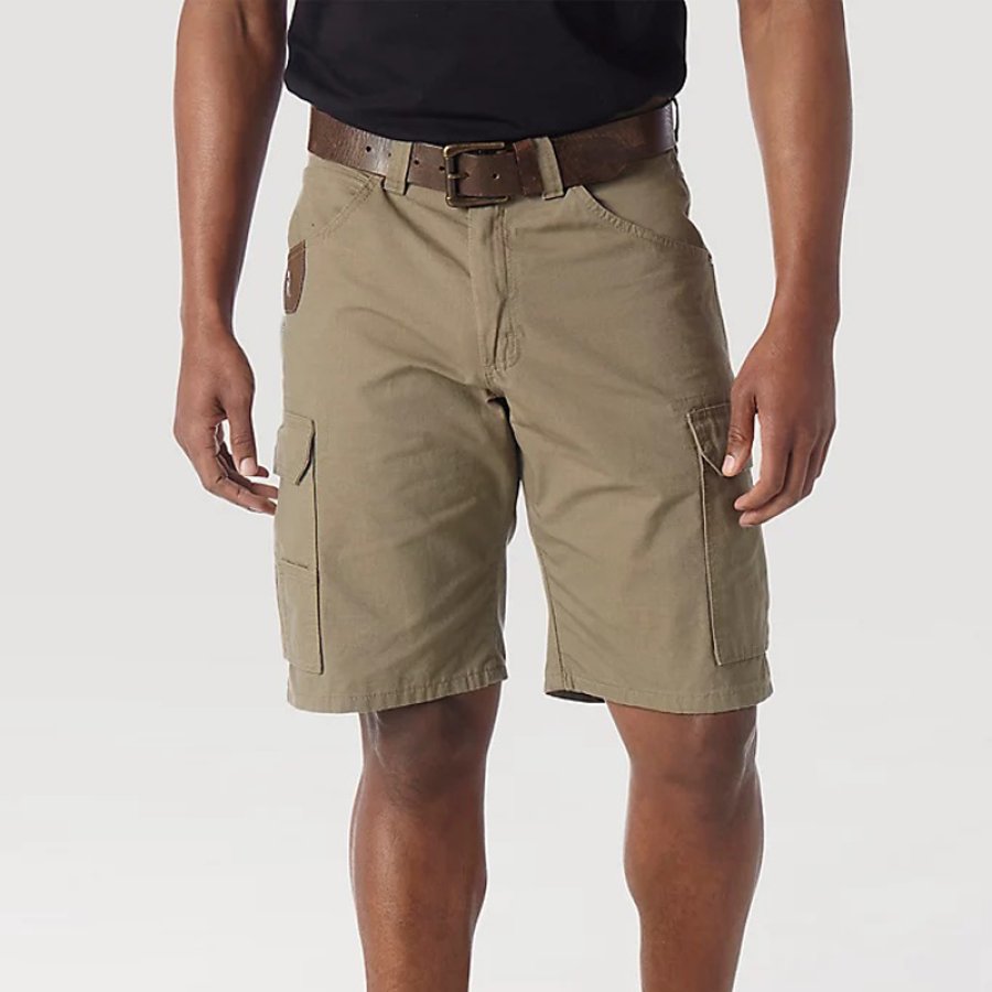 

Men's Vintage Western Style Outdoor Casual Beach Multi Pocket Shorts