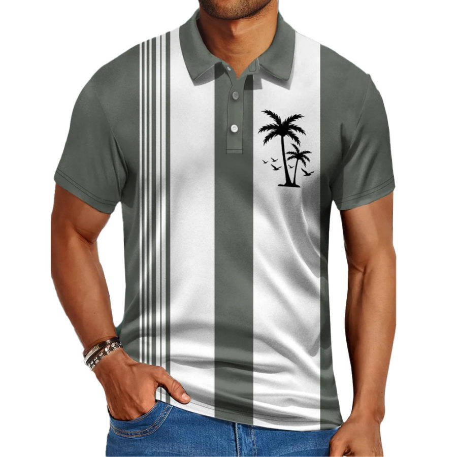 

Golf POLO ShirtCross-border 3D Printing POLOAmazon Independent Station Best Selling Independence Day Printing POLO