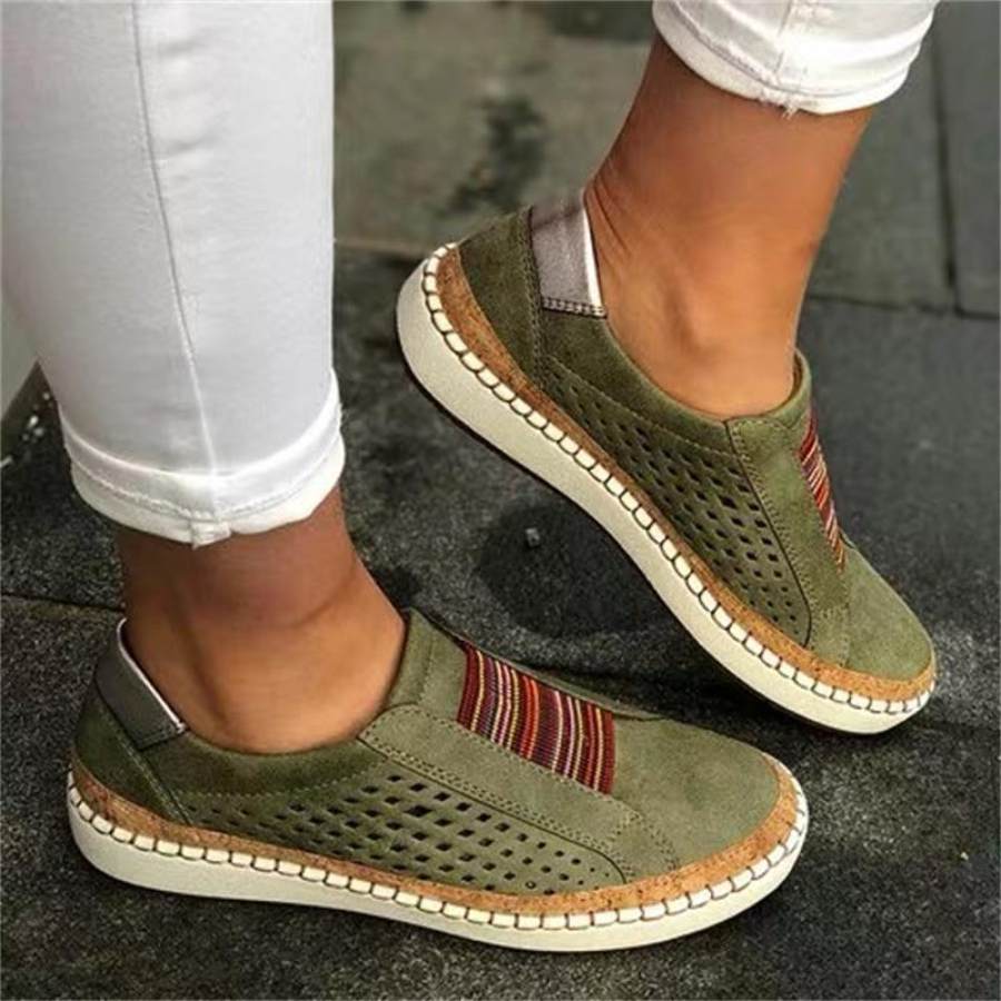 

Slip-On Da Donna Taglie Forti All'aperto Quotidiano Piatto Punta Tonda Casual Finto