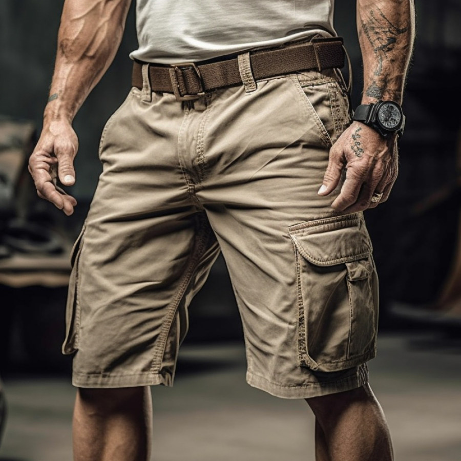 

Men's Vintage Outdoor Training Cargo Pants Shorts