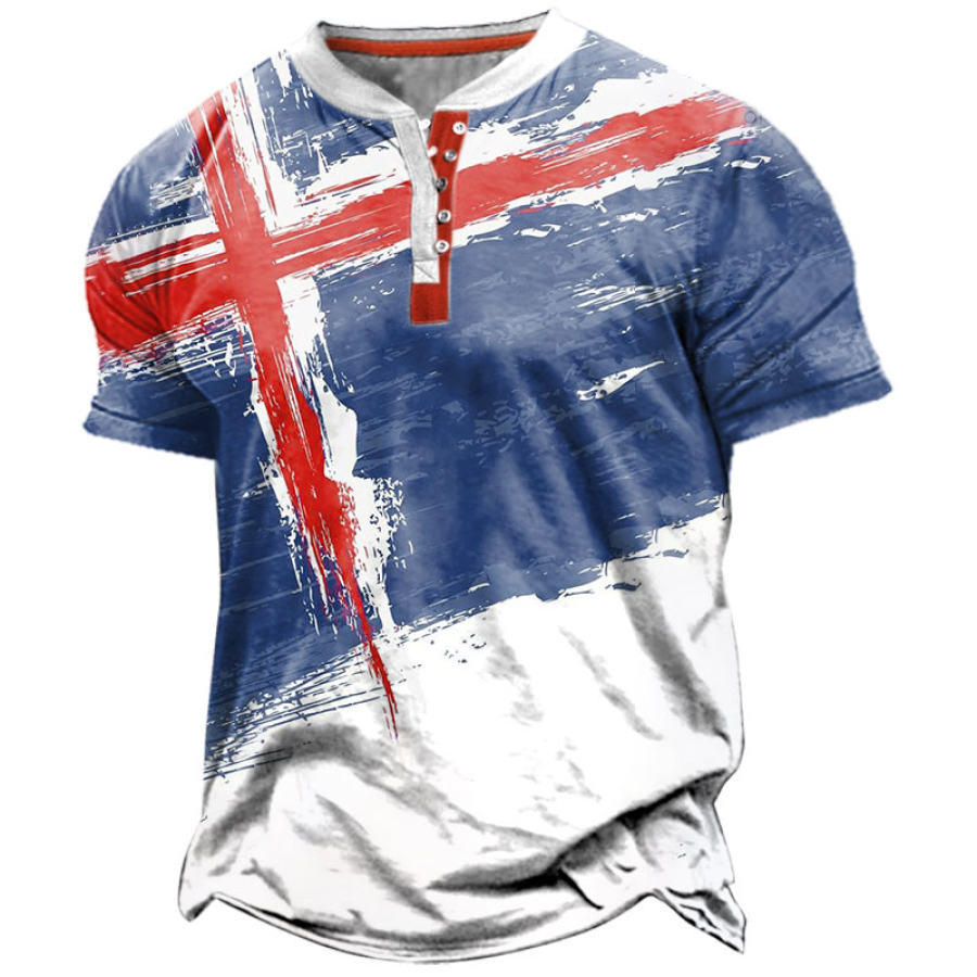

Men's Outdoor Cross Print Short Sleeve T-Shirt
