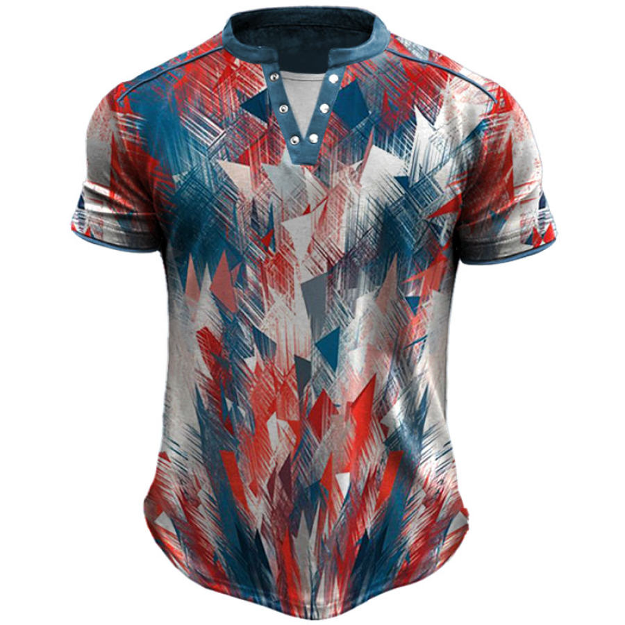 

Men's Casual Print Short Sleeve T-Shirt