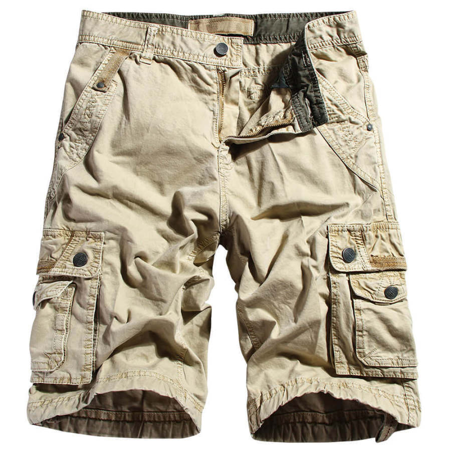 

Мужские тактические брюки из износостойкого хлопка с несколькими карманами на открытом воздухе которые можно стирать