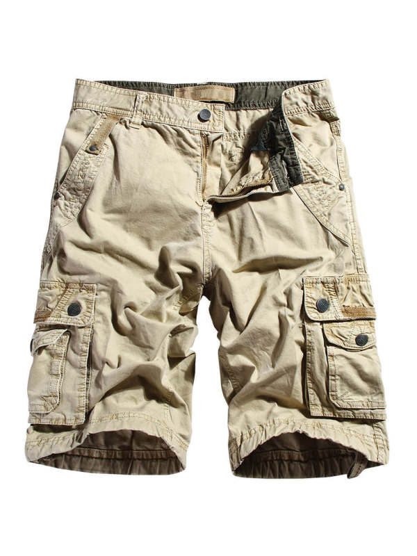 Men's Outdoor Wear-resistant Multi-Pockets Washable Cotton Tactical Pants