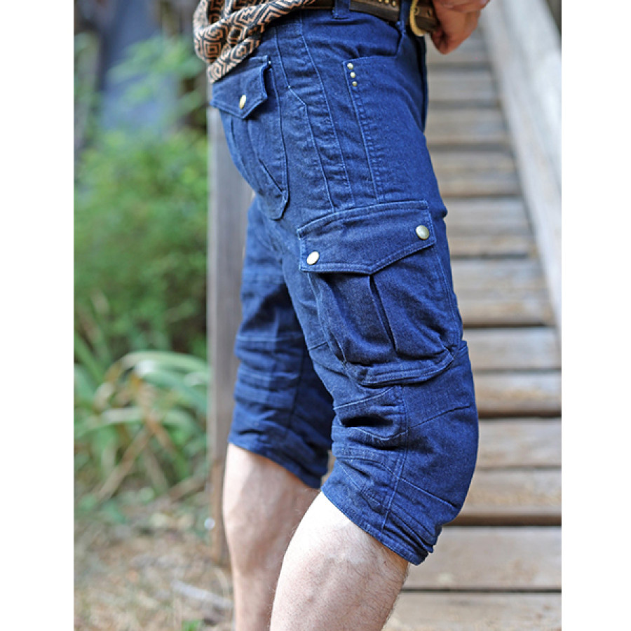 

Men's Outdoor Multi Pocket Tactical Denim Shorts