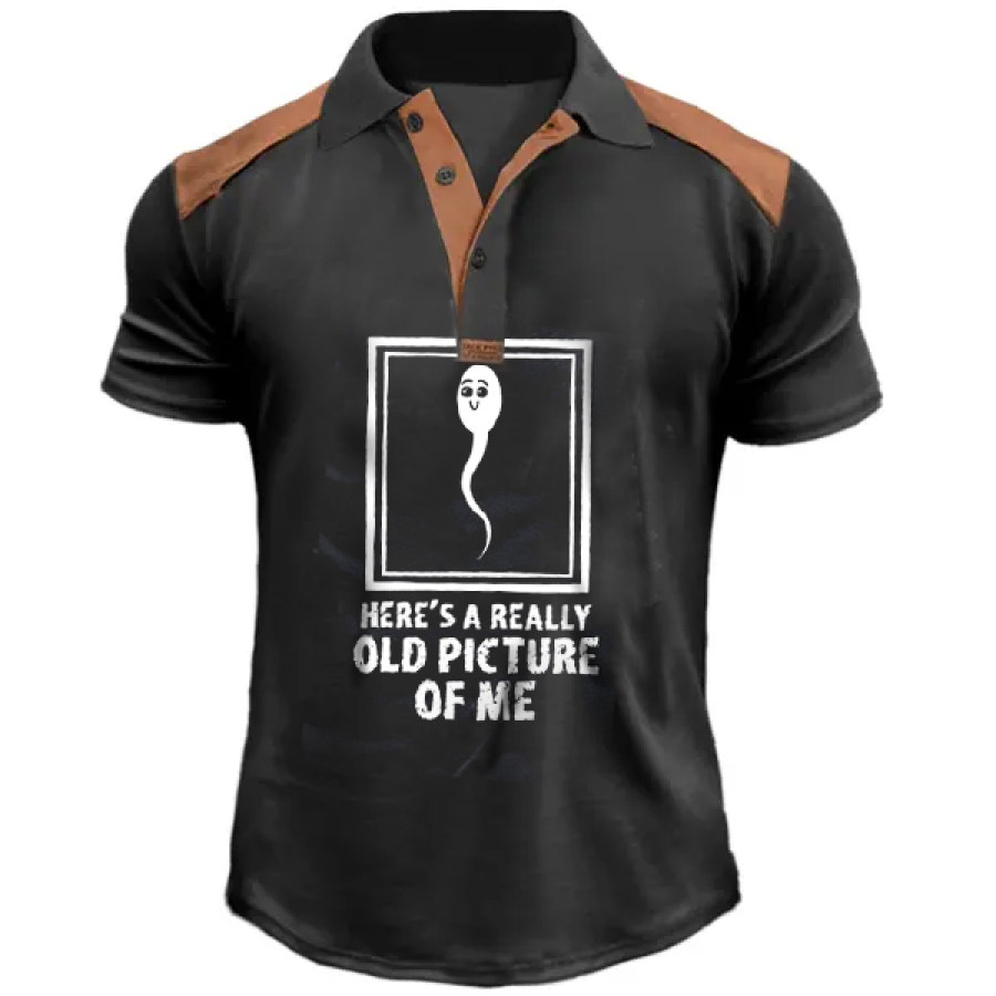 

Funny Old Man Men Polo Shirt