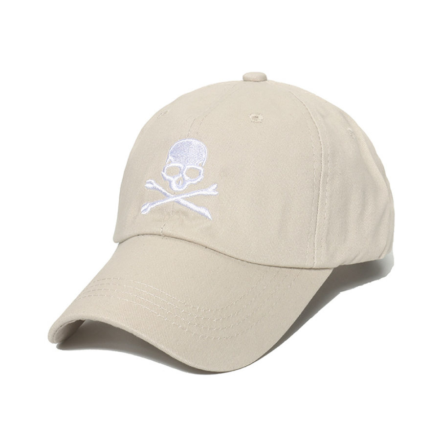 

Casquette De Baseball Brodée Tête De Mort Vintage Homme