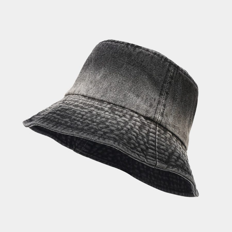 

Vintage Washed Denim Bucket Hat