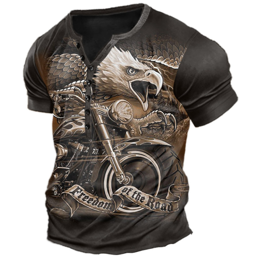 

Men's Motorcycle Hawk Henry T-Shirt