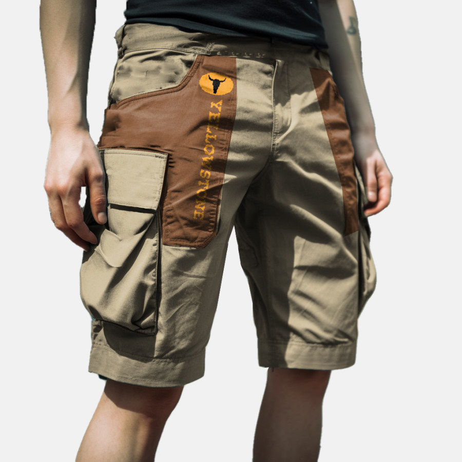 

Men's Outdoor Vintage West Yellowstone Panel Cargo Shorts
