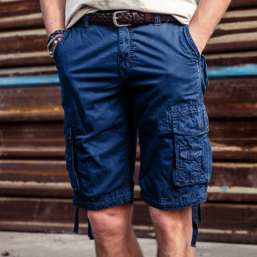 

Men's Outdoor Vintage Multi-Pocket Casual Cargo Shorts