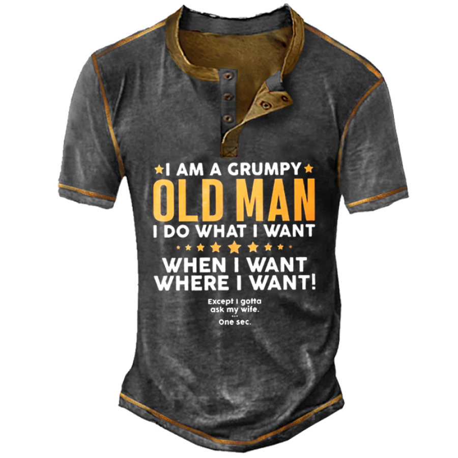 

Men's OLD MAN Henry T-Shirt
