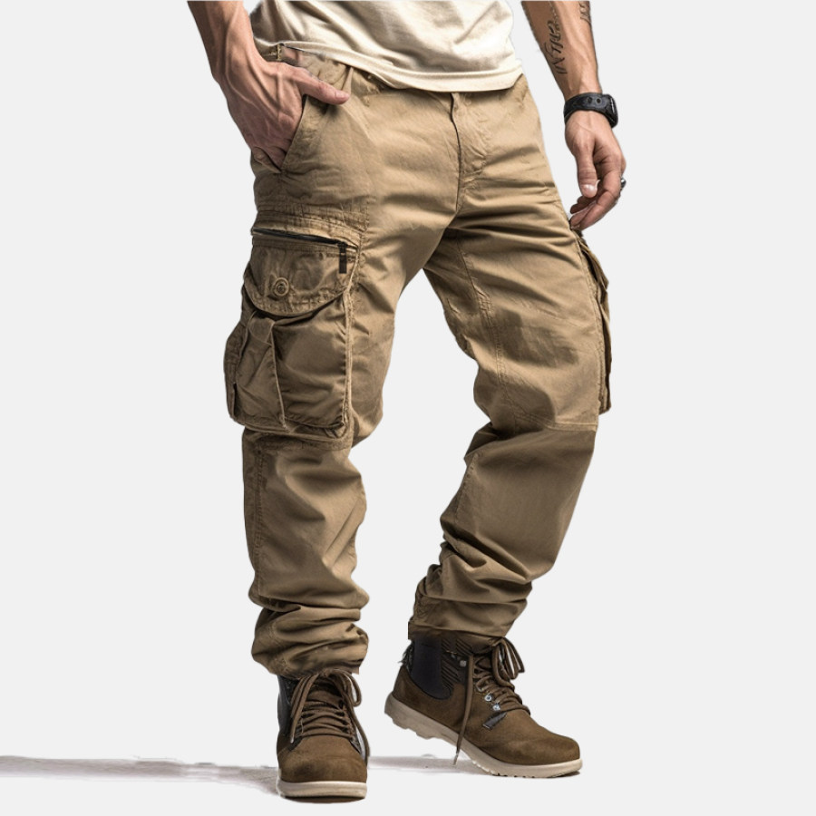 

Men's Outdoor Multifunctional Vintage Zipper Pocket Cargo Pants