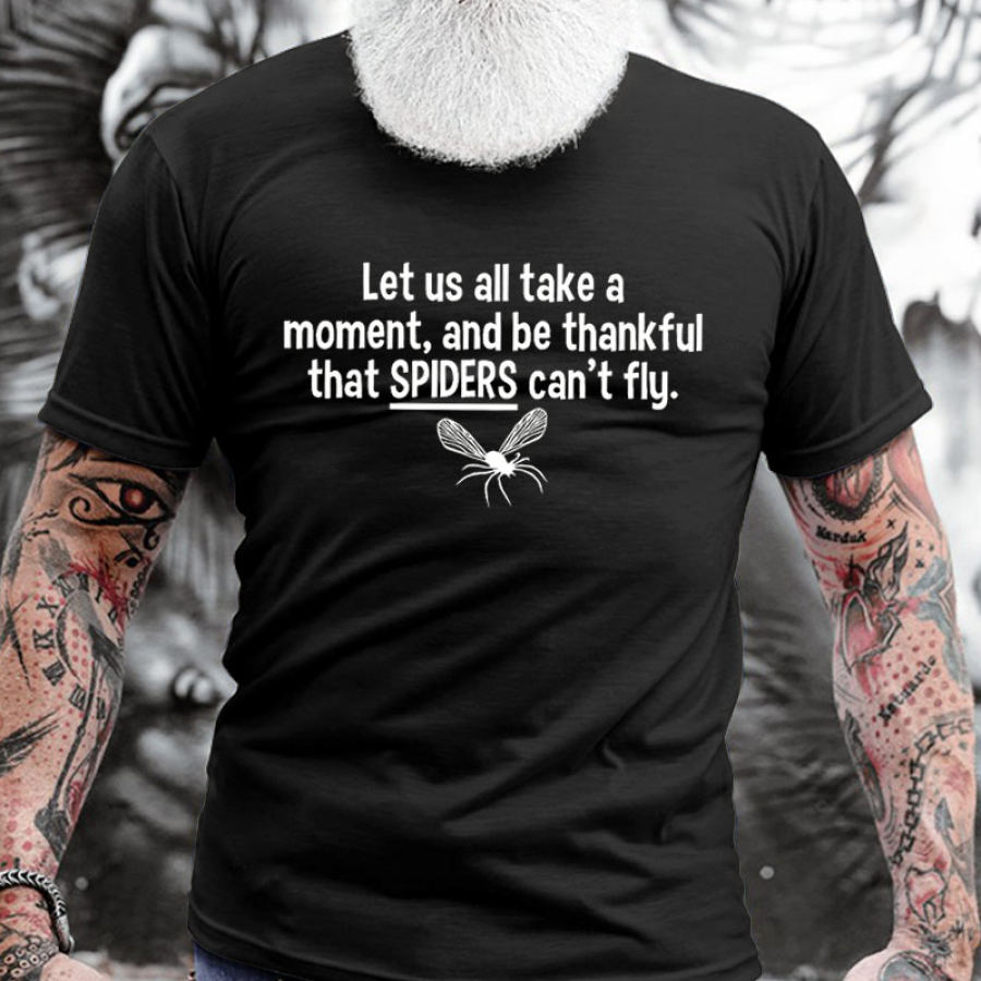 

All Take A Moment Men's Cotton Short Sleeve T-Shirt