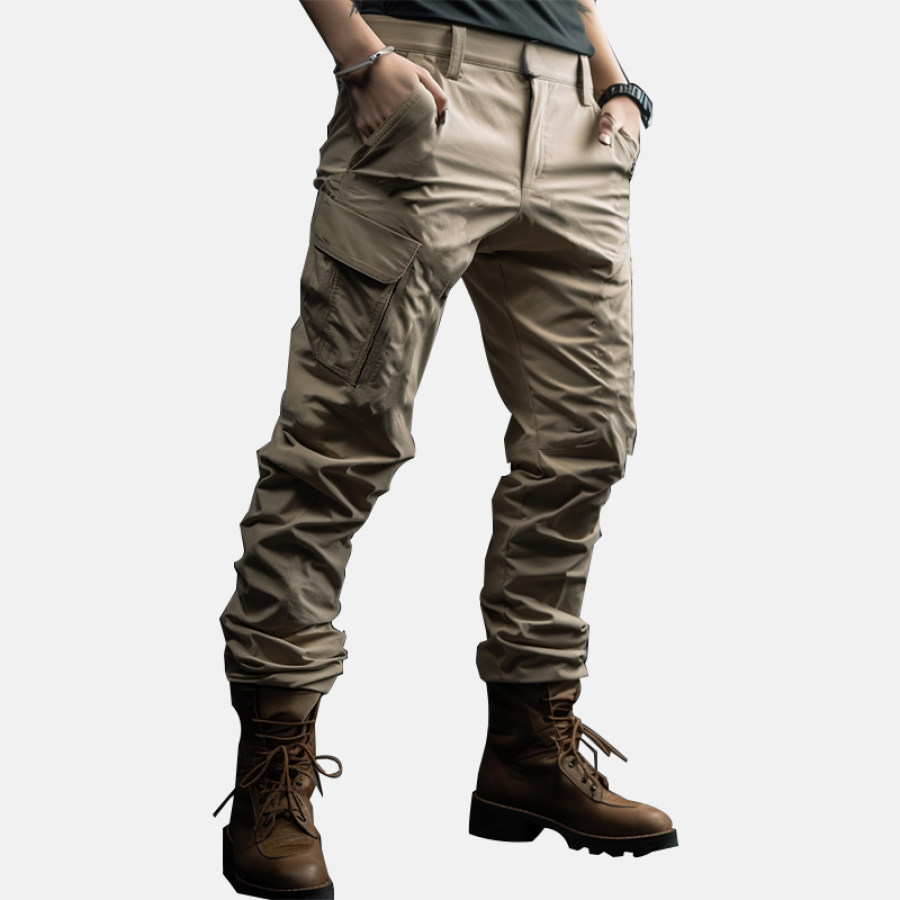 

Men's Retro Multifunctional Utility Trousers