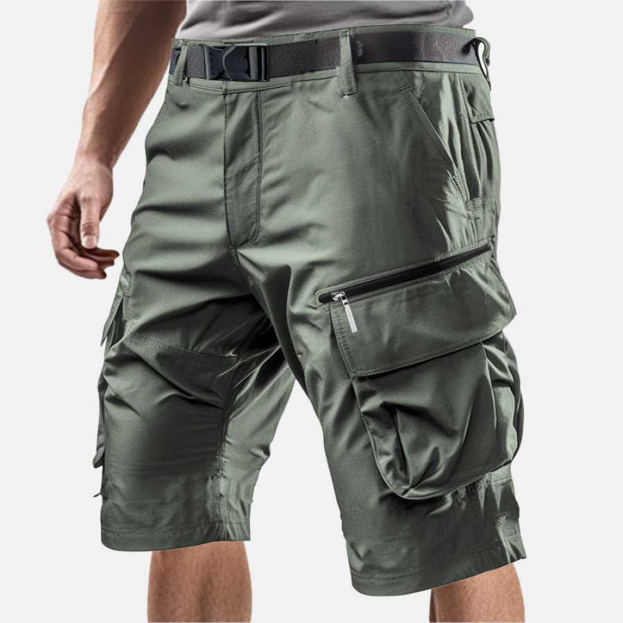 

Men's Outdoor Wearable Multifunctional Zipper Pocket Use Cargo Shorts