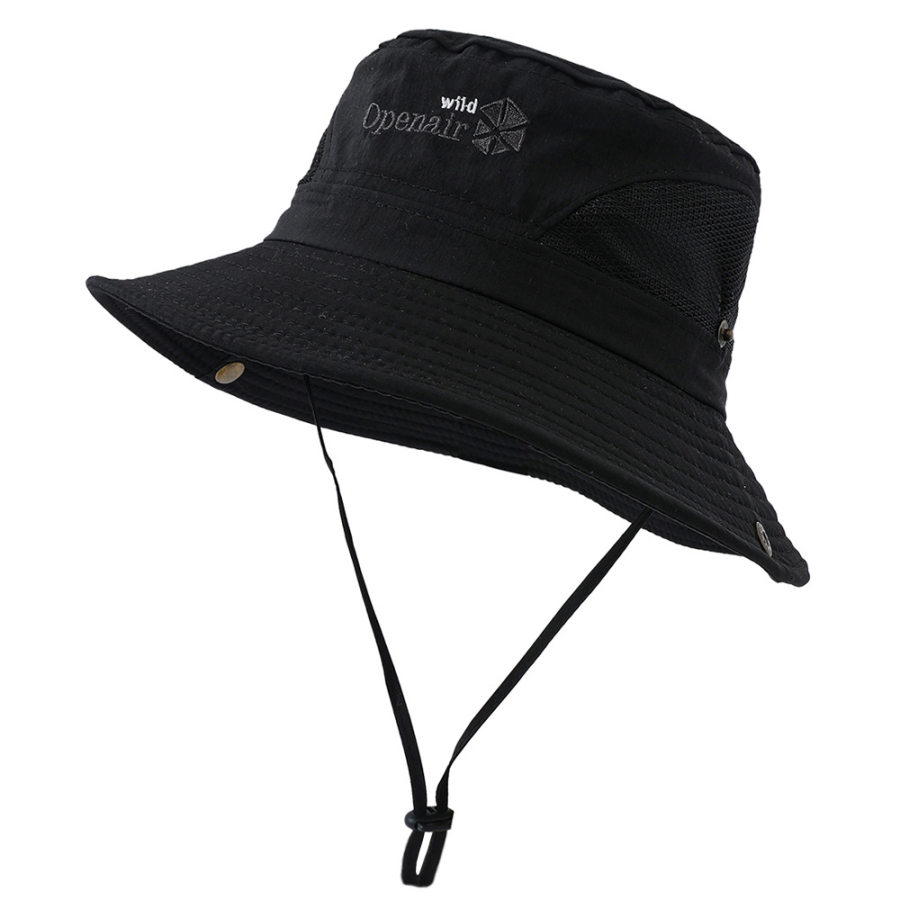 

Men's Outdoor Breathable Colorblock Bucket Hat