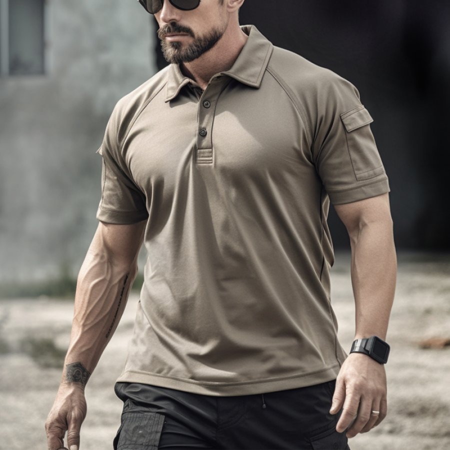 

Men's Breathable Casual Comfortable Tactical POLO