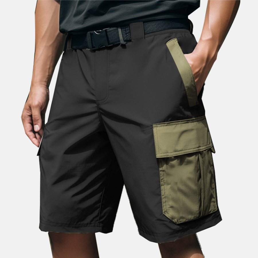 

Men's Fishing Shorts For Men Stitching Quick-drying Waterproof