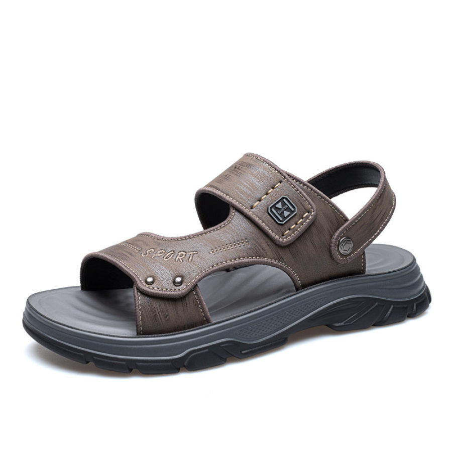 

Men's Outdoor Leather Beach Casual Sandals
