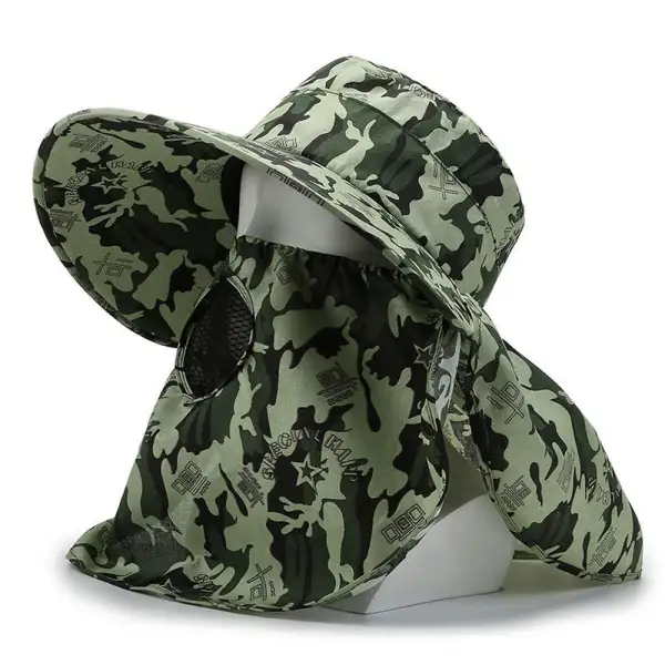 Men's Outdoor Sun Protection Bucket Hat - Honeylop.chimpone.com 
