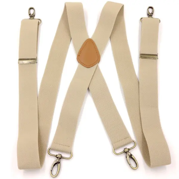 Men's Trousers Elastic Shoulder Strap Hook Buckle Suspenders Clip - Honeylop.chimpone.com 