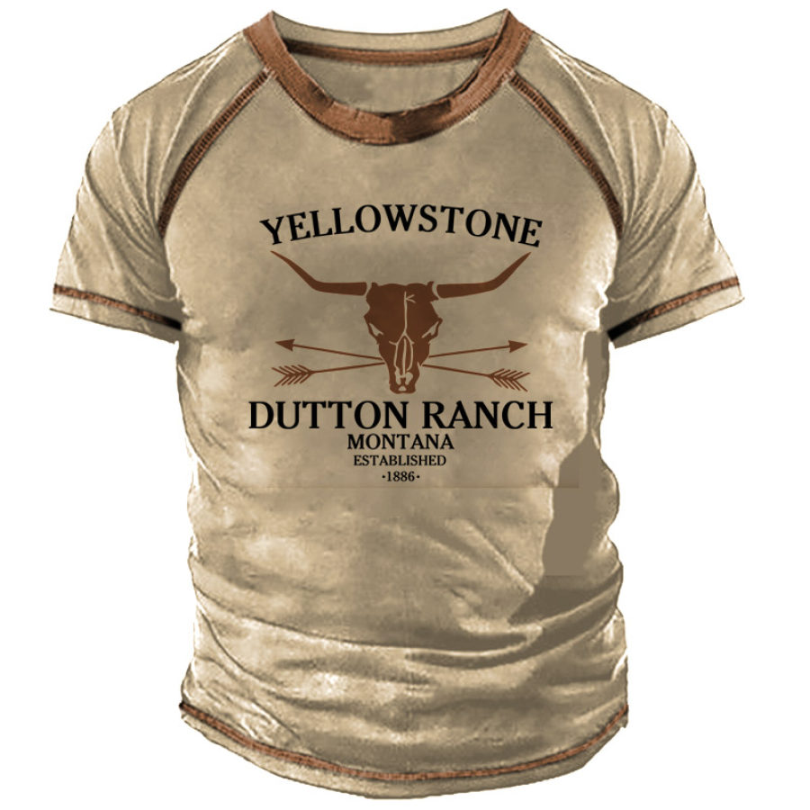 

Men's Vintage Yellowstone Short Sleeve T-Shirt