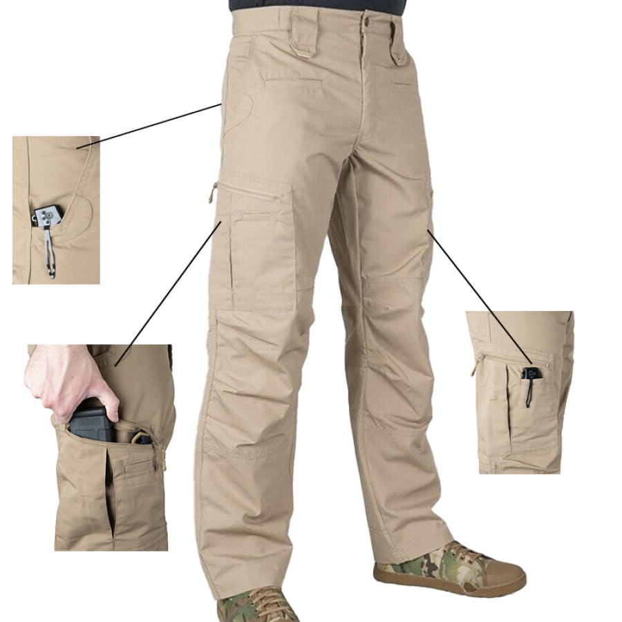 

Men's Quick-drying Outdoor Waterproof And Tear-resistant Multi-functional Multi-pocket Tactical Training Pants Trousers