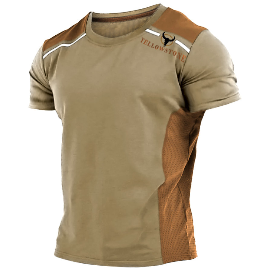 

Men's Breathable Quick Dry Yellowstone Training T-Shirt